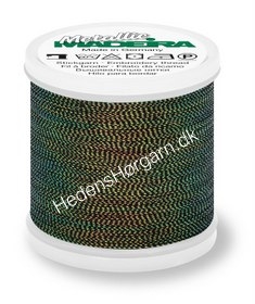 Madeira Metallic nr. 40 farve 490 grøn/sort/guld
